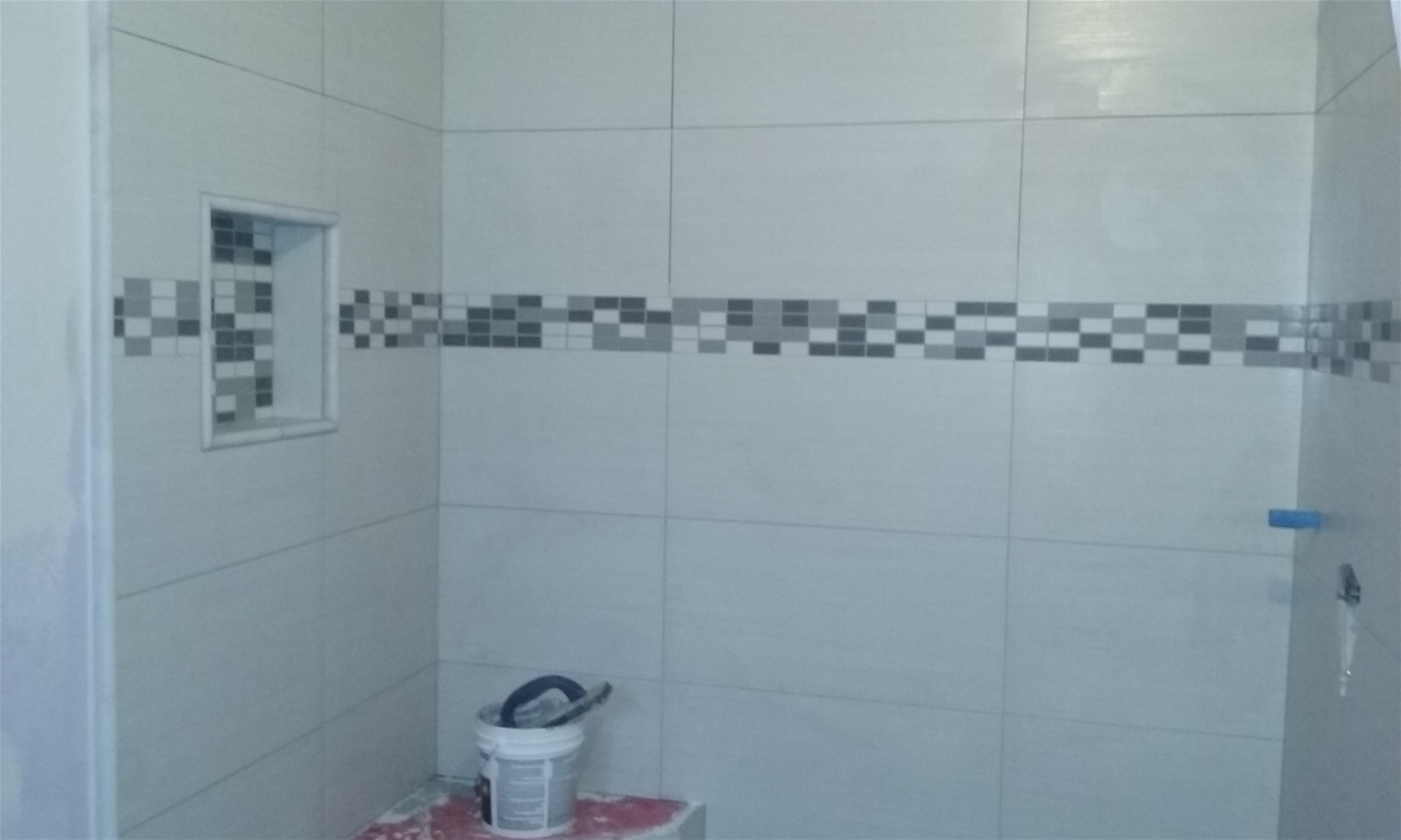 Photo Gallery, How To Tile A Shower Niche With Pencil Trim