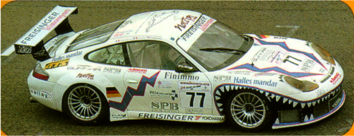 #79 DEL BELLO NOEL LeMans 2001 Porsche 911 GT3 1/25th 1/24th Scale Decals 
