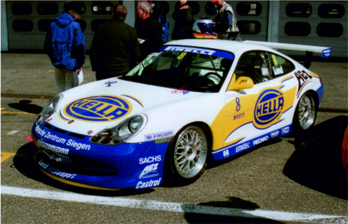 Porsche 911 gt3 Cup 2001 HELLA-pays #7-1:18 décalque décalcomanie 